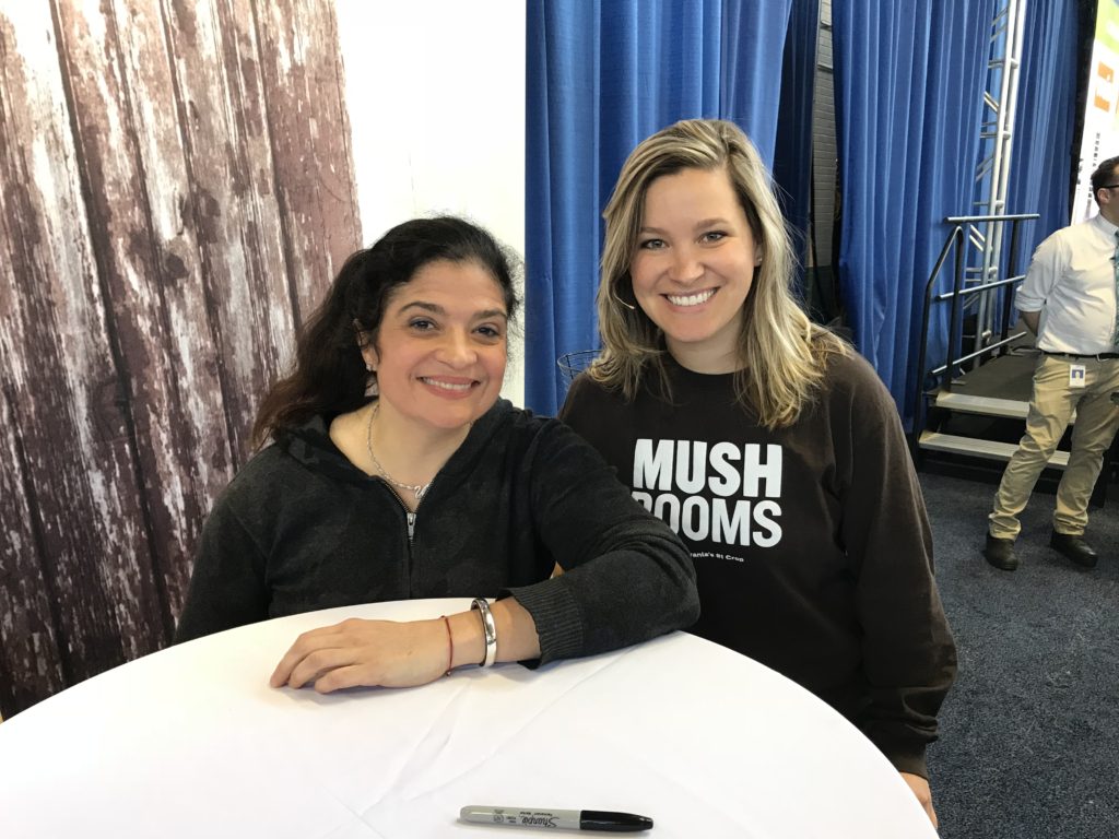 To Jos Sam Snyder Meets Food Networks Iron Chef Alex Guarnaschelli And Talks Mushrooms To Jo 0906